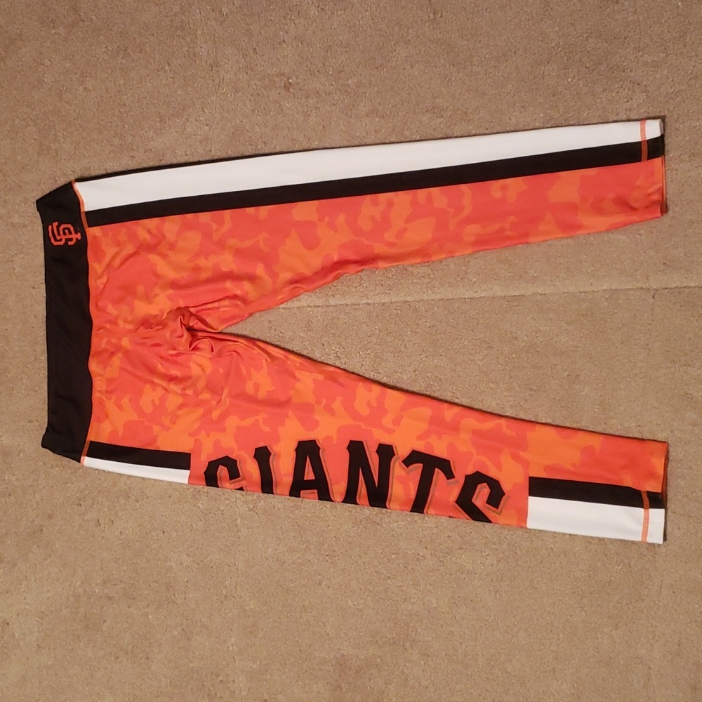 KLEW Women's San Francisco Giants Camo Print Leggings